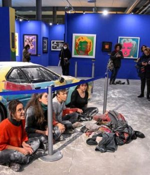 Climate activists in Berlin glue themselves to airport runway, disrupting air travel