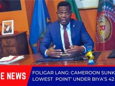 CRP National Chairman Foligar Lang, Names Frank Biya, Key Opposition, and Jailed Minister to Shadow Cabinet.